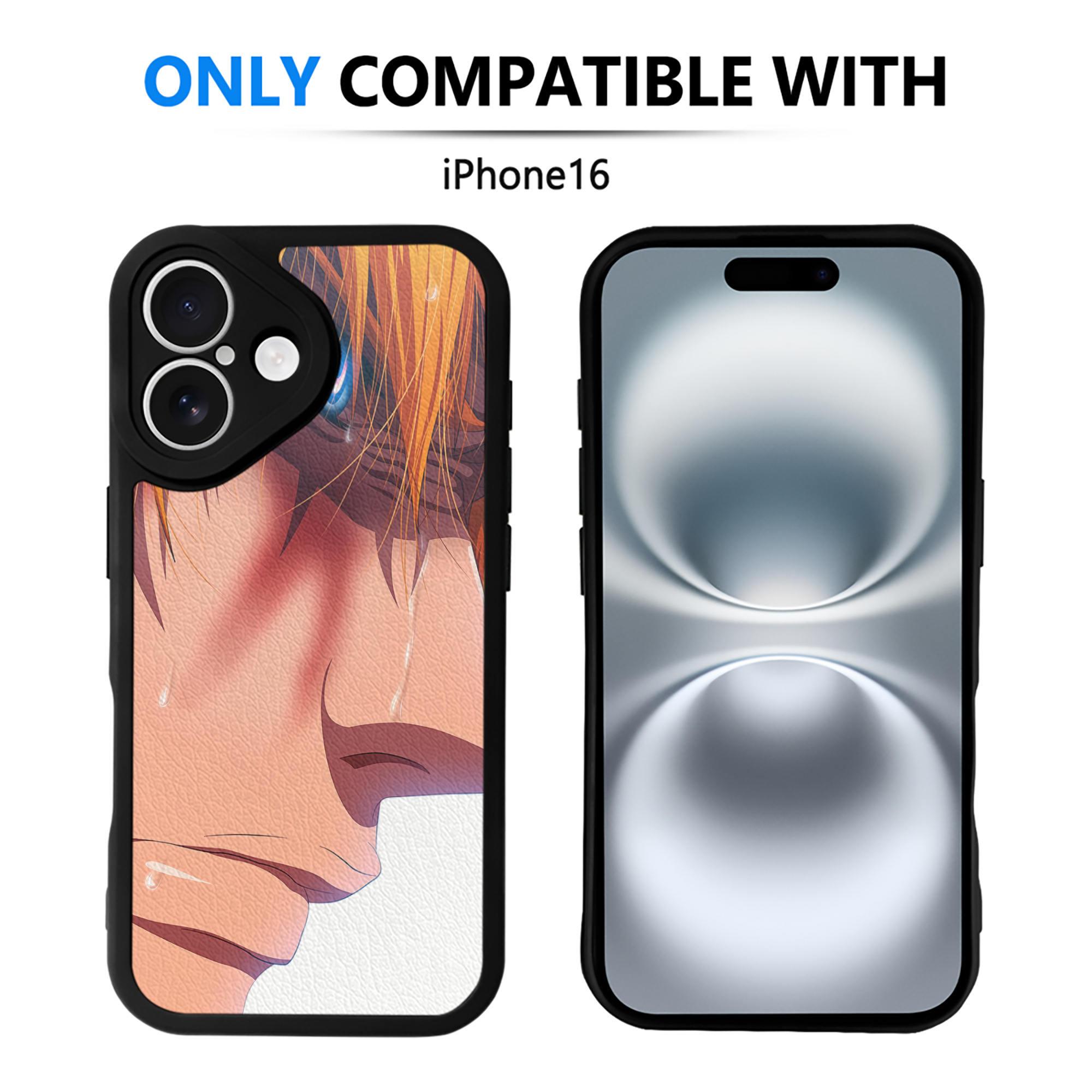 （画像用） ブリーチ BLEACH 【iPhone 16シリーズ対応】シリコンスマホケース（レザー調） 材質：シリコン